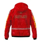 custom maryland terrapins shards cluster red windbreaker jacket best selling