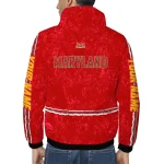 custom maryland terrapins shards cluster red windbreaker jacket best selling