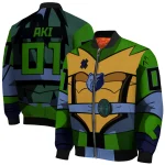 custom memphis grizzlies turtle armor bomber jacket best selling