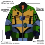 custom memphis grizzlies turtle armor bomber jacket best selling