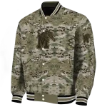 custom memphis tigers camouflage abstract camouflage varsity jacket best selling