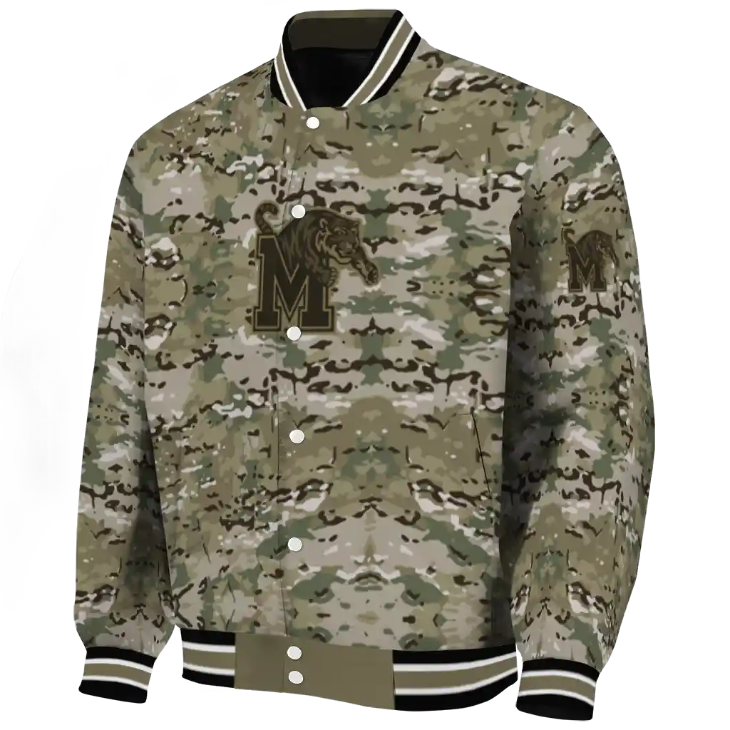 custom memphis tigers camouflage abstract camouflage varsity jacket best selling custom memphis tigers camouflage abstract camouflage varsity jacket best selling