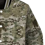 custom memphis tigers camouflage abstract camouflage varsity jacket best selling