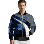custom memphis tigers electric flash blue bomber jacket best selling