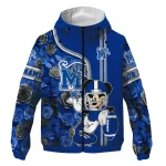 custom memphis tigers football micky mouse blue windbreaker jacket best selling