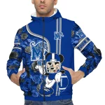 custom memphis tigers football micky mouse blue windbreaker jacket best selling