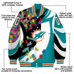 custom miami dolphins stars and stripes slashes aqua varsity jacket best selling