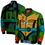 custom miami dolphins turtle armor bomber jacket best selling