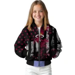 custom miami heat star stripes red black bomber jacket best selling