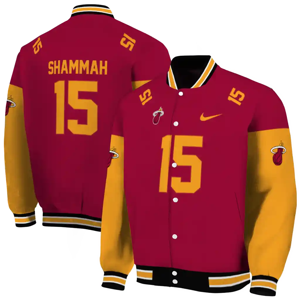 custom miami heat team patch red varsity jacket fashion forward custom miami heat team patch red varsity jacket fashion forward