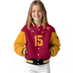 custom miami heat team patch red varsity jacket best selling