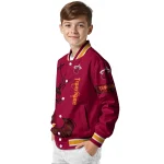 custom miami heat tribal deer art red varsity jacket best selling