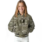 custom miami hurricanes camouflage abstract camouflage varsity jacket best selling