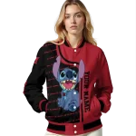 custom miami redhawks stitch laughing red varsity jacket best selling