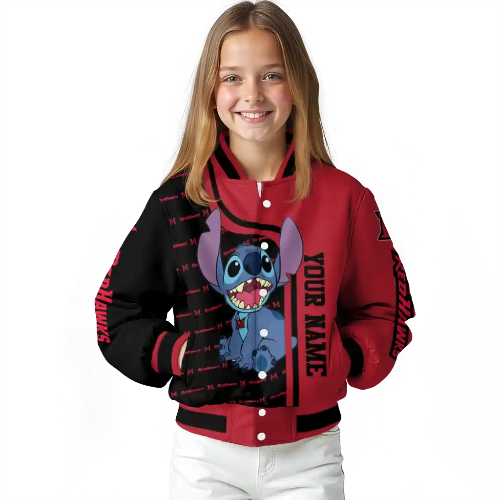 custom miami redhawks stitch laughing red varsity jacket top rated custom miami redhawks stitch laughing red varsity jacket top rated