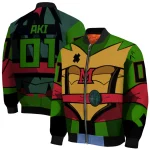 custom miami redhawks turtle armor bomber jacket best selling