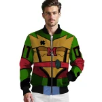 custom miami redhawks turtle armor bomber jacket best selling