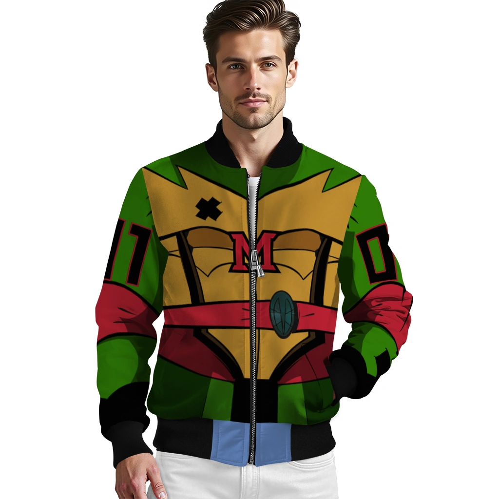 custom miami redhawks turtle armor bomber jacket high quality custom miami redhawks turtle armor bomber jacket high quality