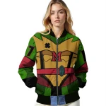 custom miami redhawks turtle armor bomber jacket best selling
