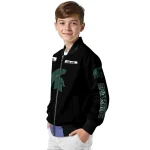 custom michigan state spartans american flag skull black bomber jacket best selling