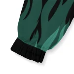 custom michigan state spartans flame trim green black windbreaker jacket best selling
