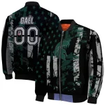custom michigan state spartans star stripes green black bomber jacket best selling
