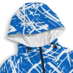 custom middle tennessee blue raiders brushstroke pattern blue windbreaker jacket best selling