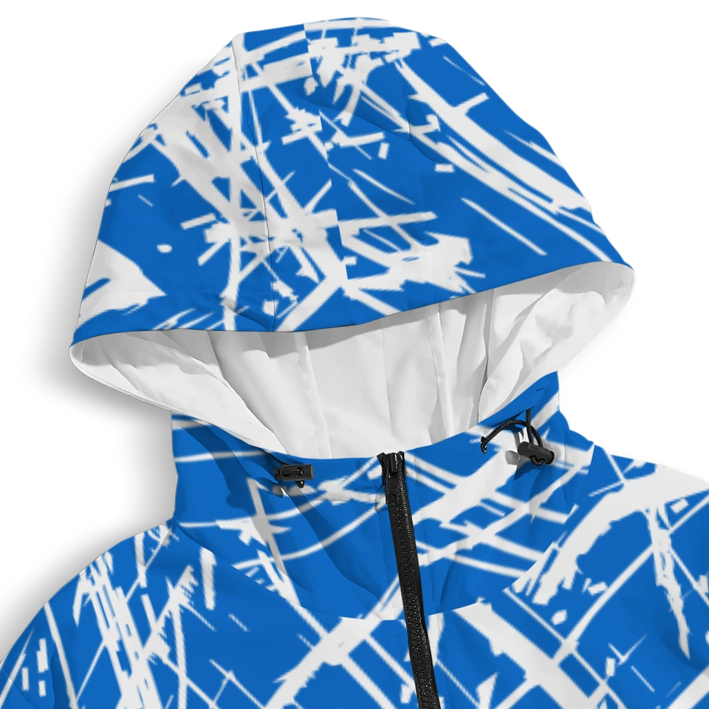 custom middle tennessee blue raiders brushstroke pattern blue windbreaker jacket premium grade custom middle tennessee blue raiders brushstroke pattern blue windbreaker jacket premium grade
