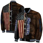 custom milwaukee brewers flag wood brown varsity jacket best selling