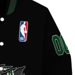 custom milwaukee bucks claw edge black varsity jacket best selling
