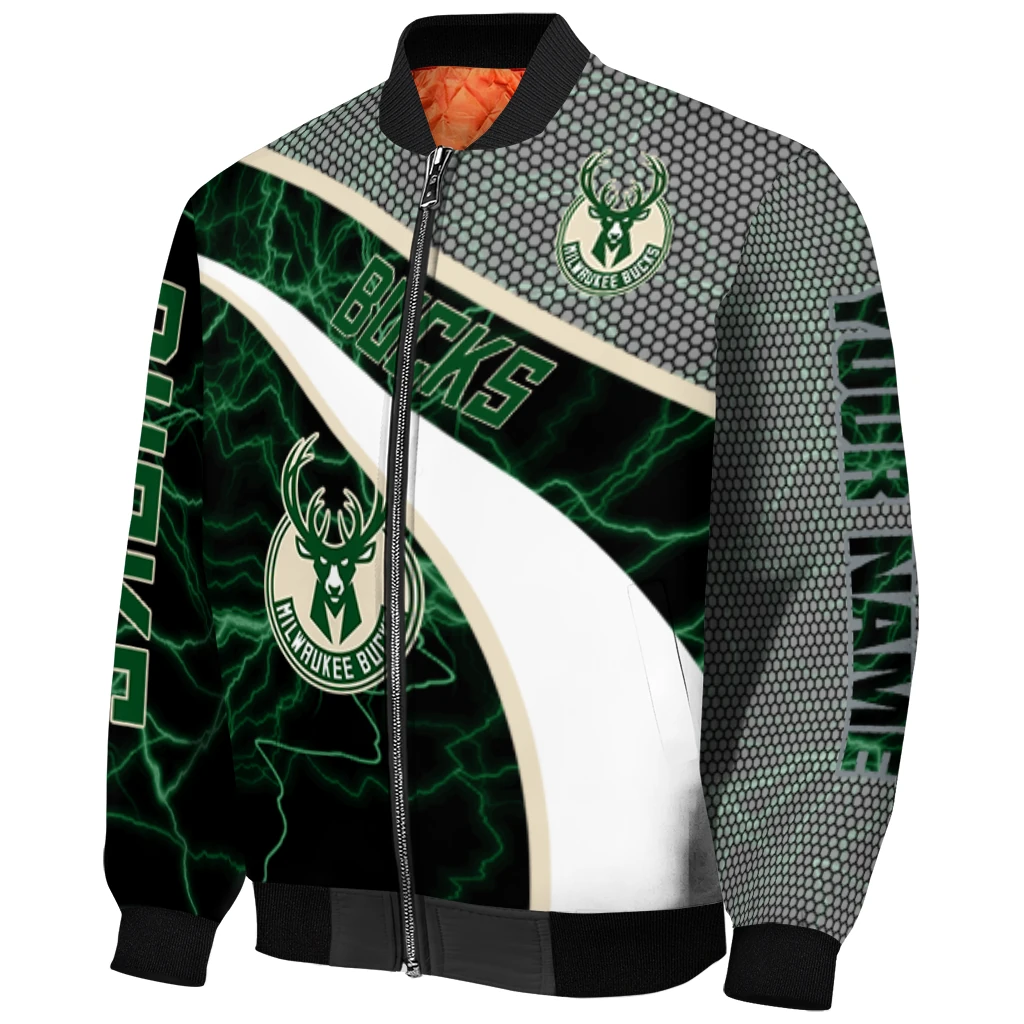 custom milwaukee bucks electric flash green bomber jacket fashion forward custom milwaukee bucks electric flash green bomber jacket fashion forward