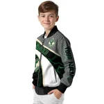 custom milwaukee bucks electric flash green bomber jacket best selling