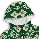custom milwaukee bucks geometric blossom green windbreaker jacket best selling