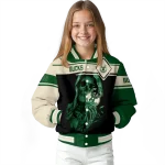 custom milwaukee bucks reaper hands green black varsity jacket best selling