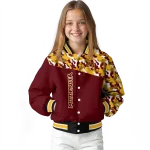 custom minnesota golden gophers camouflage splash maroon varsity jacket best selling