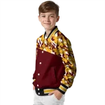 custom minnesota golden gophers camouflage splash maroon varsity jacket best selling