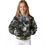 custom minnesota timberwolves camouflage skull camouflage varsity jacket best selling