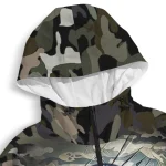 custom minnesota timberwolves skull camo camouflage windbreaker jacket best selling