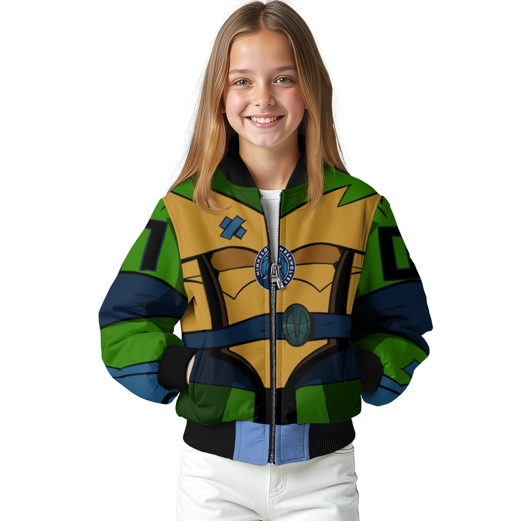 custom minnesota timberwolves turtle armor bomber jacket top rated custom minnesota timberwolves turtle armor bomber jacket top rated