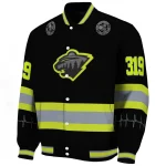 custom minnesota wild heartbeat accent black green varsity jacket best selling