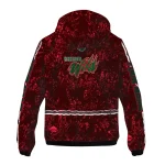 custom minnesota wild shards cluster red windbreaker jacket best selling