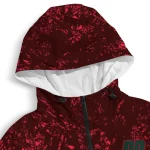 custom minnesota wild shards cluster red windbreaker jacket best selling