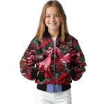 custom minnesota wild skull horde red bomber jacket best selling