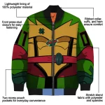 custom minnesota wild turtle armor bomber jacket best selling