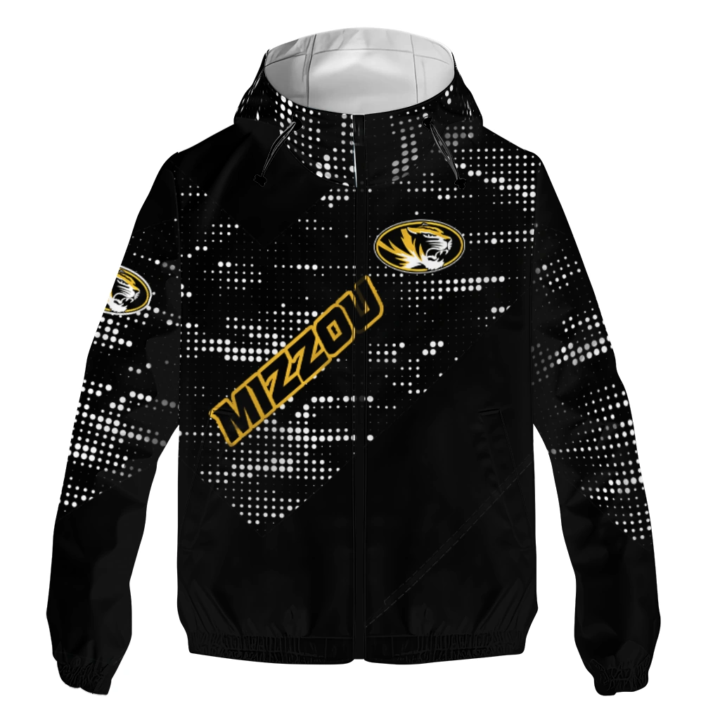 custom missouri tigers arrow matrix black windbreaker jacket best selling custom missouri tigers arrow matrix black windbreaker jacket best selling