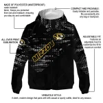 custom missouri tigers arrow matrix black windbreaker jacket best selling