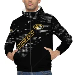custom missouri tigers arrow matrix black windbreaker jacket best selling