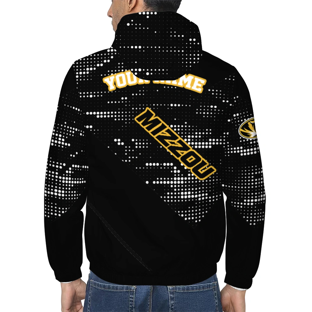 custom missouri tigers arrow matrix black windbreaker jacket trendy custom missouri tigers arrow matrix black windbreaker jacket trendy