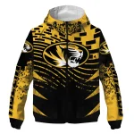 custom missouri tigers brick motion black windbreaker jacket best selling