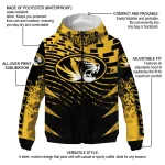 custom missouri tigers brick motion black windbreaker jacket best selling